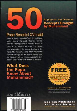 50 Righteous and Humane Concepts Brought by Muhammad