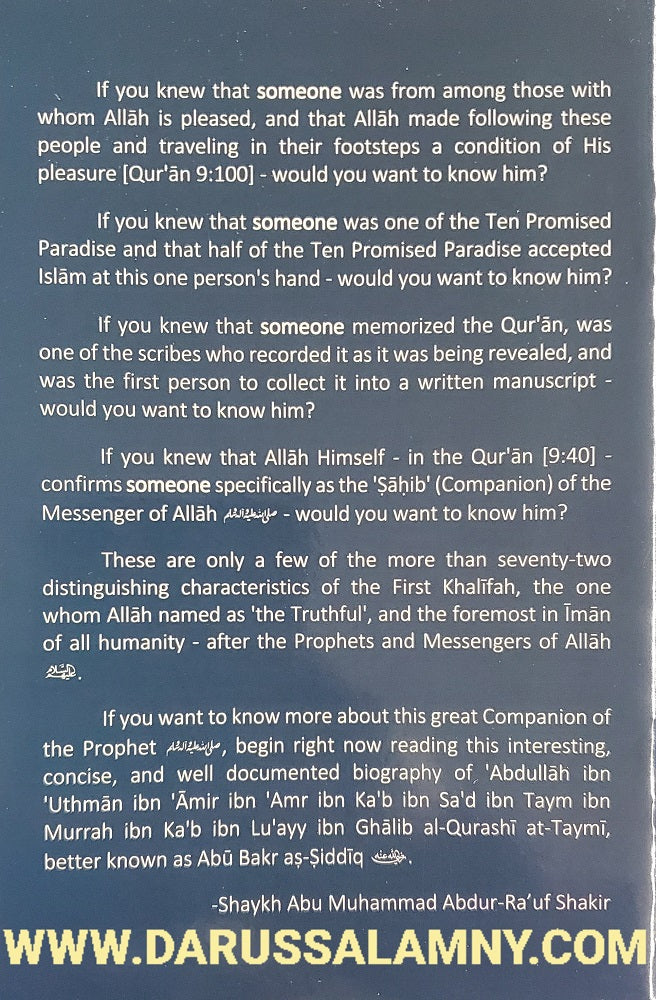 72 Questions & Answers on the Biography of Abu Bakr as-Siddiq