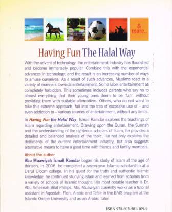 Having Fun the Halal Way: Entertainment in Islam
