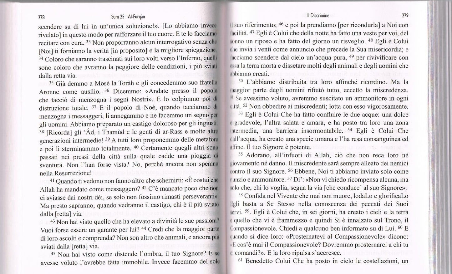 QURAN IN ITALIAN LANGUAGE GLORIOSO CORABO