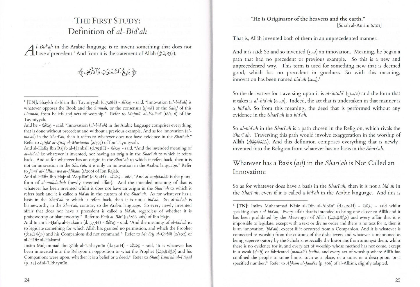 al-Bidáh Its General Rules and its Evil Effect upon the Ummah