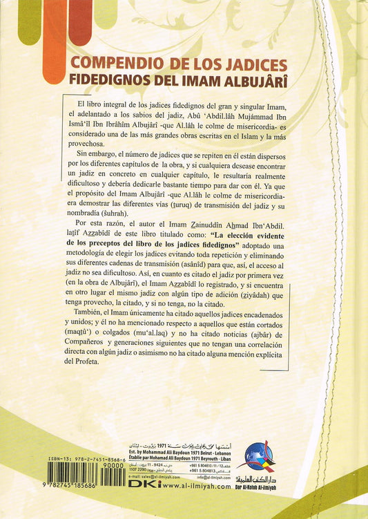Compendio De Los Jadices Fidedignos Del Imam Albujari (Mukhtasar Sahih Al-Bukhari in Spanish)