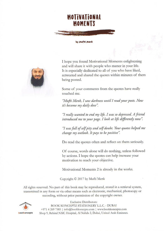 Motivational Moments (Pocket Size 4 in x 6 in)