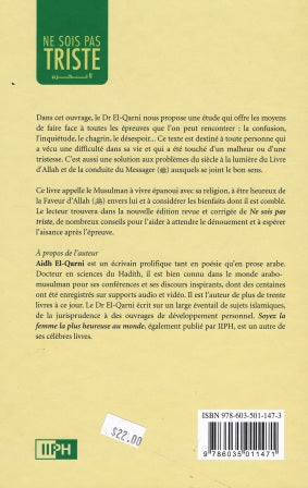 Ne Sois Pas Triste (Don't Be Sad in French Language)