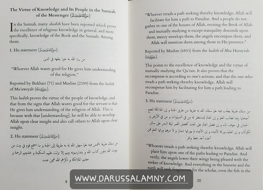 Selected Gems On the Virtue of Knowledge and Its People And the Mannerisms Which Are Incumbent Upon the Seekers of Knowledge