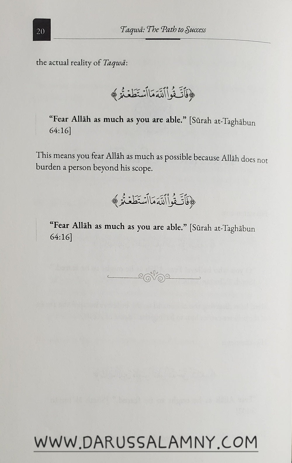 Taqwa The Path To Success