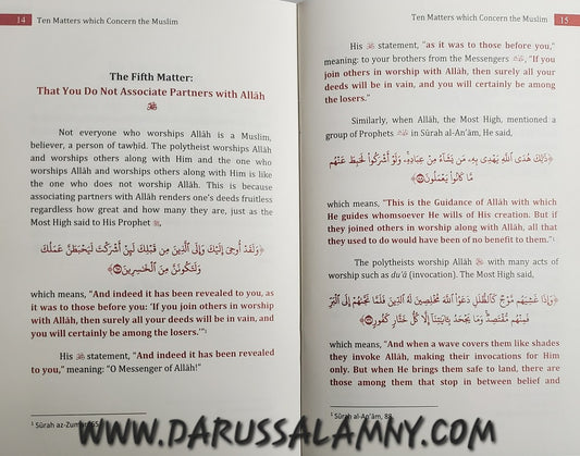 Ten Matters Which Concern the Muslim
