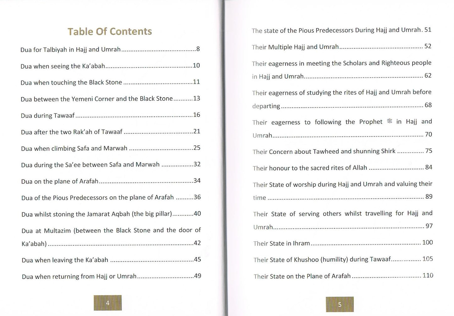 The Duas and the State of the Pious Predecessors during Hajj and Umrah