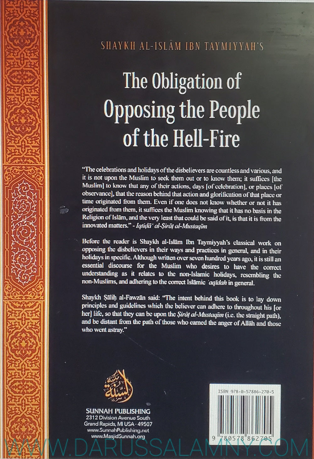 The Obligation of Opposing the People of the Hell-Fire