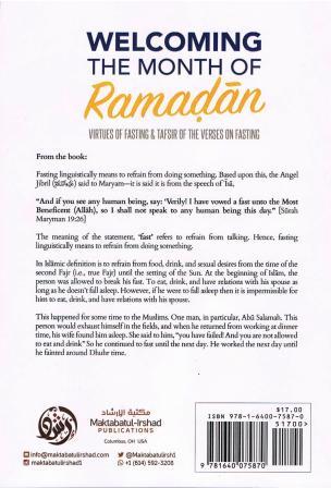 Welcoming The Month of Ramadan