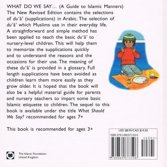 WHAT DO WE SAY (A GUIDE TO ISLAMIC MANNERS)