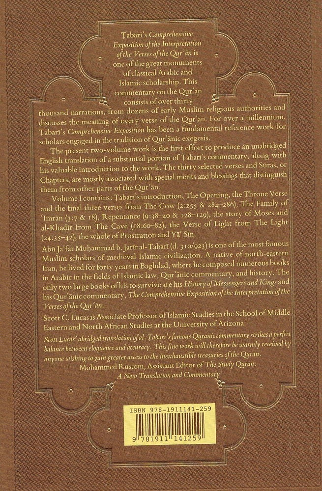 TABARI Selections from The Comprehensive Exposition of the Interpretation of the Verses of the Quran (2 Vols.)