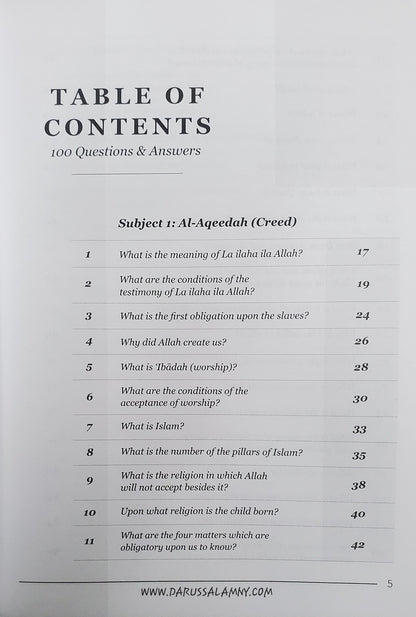 100 Questions &amp; Answers in Belief, Biography &amp; Remembrances *Workbook*
