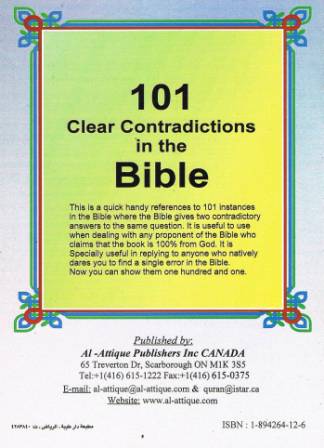 101 Clear Contradictions in the Bible