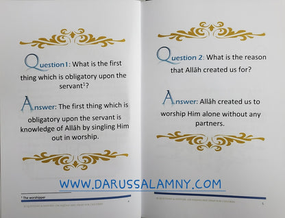 30 Questions &amp; answers For Children on Aqidah &amp; Sirah