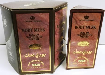 Body Musk Oil 6ml roll-on bottle