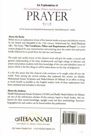 An Explanation of the Conditions, Pillars, and Requirements of Prayer