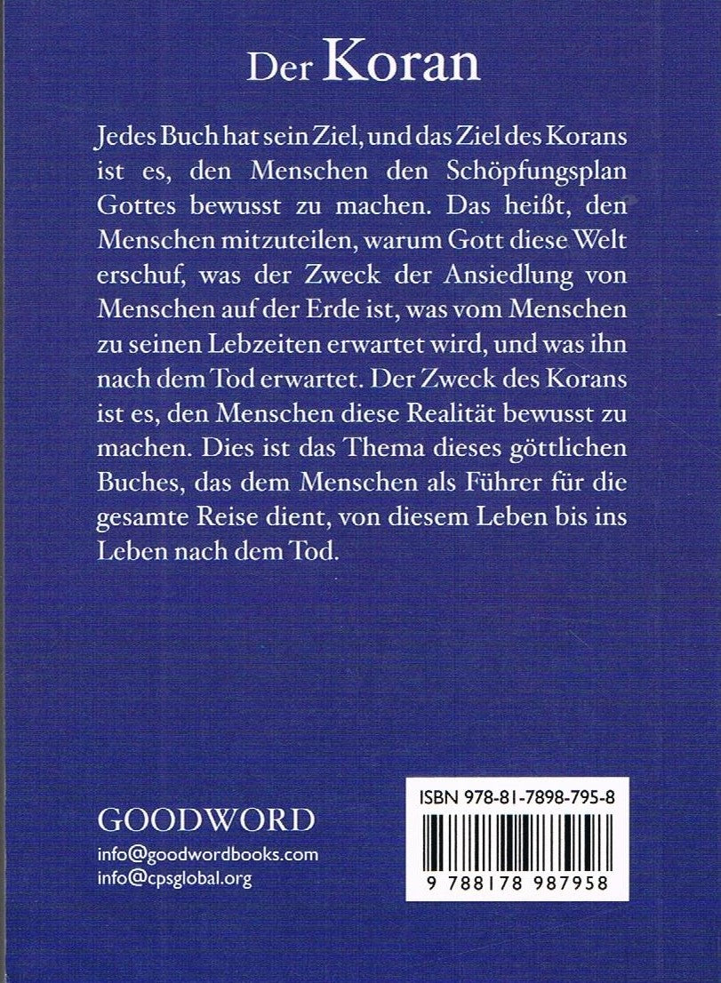 QURAN IN GERMAN LANGUAGE DER KORAN