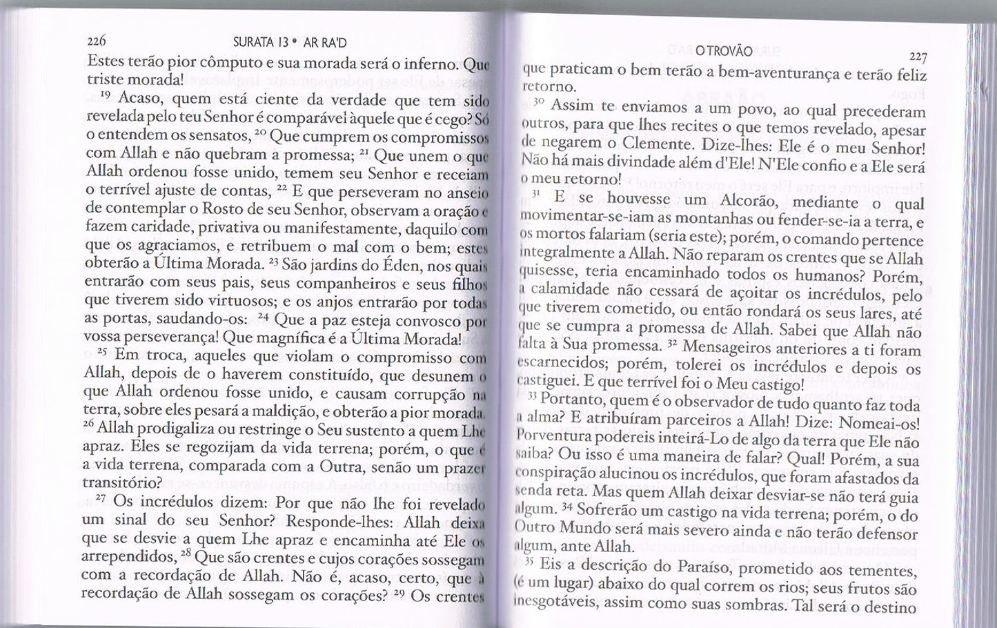 QURAN IN PORTUGUESE LANGUAGE OS SIGNIFICADOS DOS VERSICULOS DO ALCORAO SAGRADO