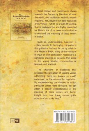 The Reasons for Revelation (of the Qur'aan)
