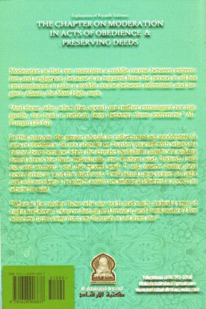 The Chapter on Moderation in Acts of Obedience and Preserving Deeds PB