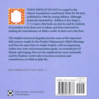 WHAT SHOULD WE SAY? A SELECTION OF PRAYERS FOR DAILY USE
