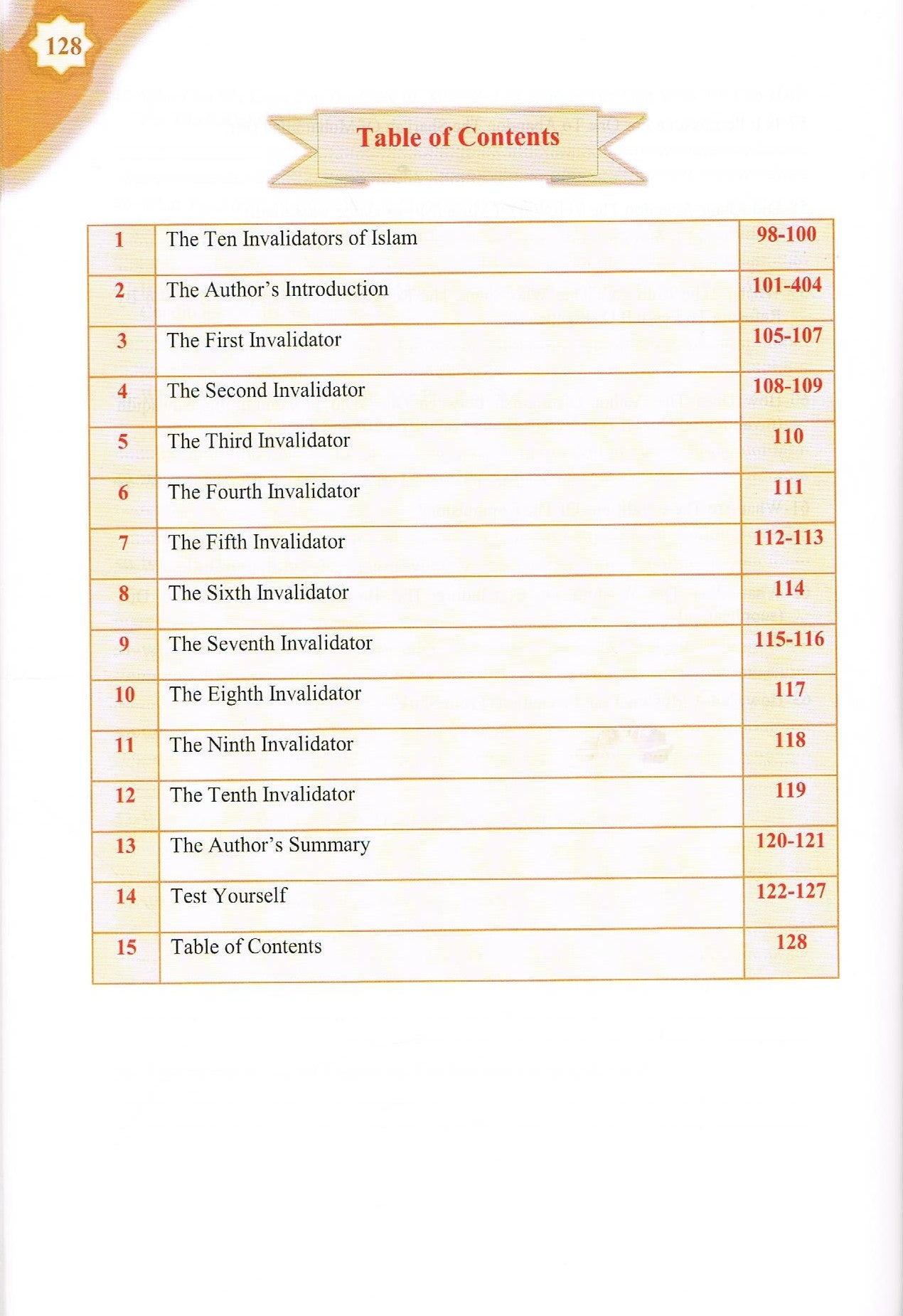 A Concise Explanation of The Three Fundamental Principles followed by The Four Foundations and The Ten Invalidators of Islam