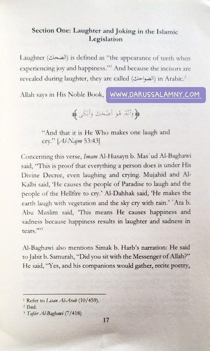 A Glimpse at Humor in the Prophetic Sunnah