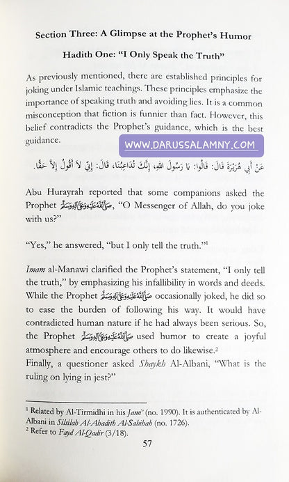 A Glimpse at Humor in the Prophetic Sunnah