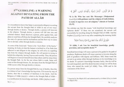 A series of Guidelines taken from Surah Al-Fatihah