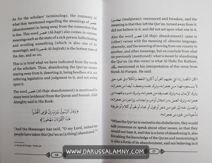 Abandonment of The Quran And Its Types
