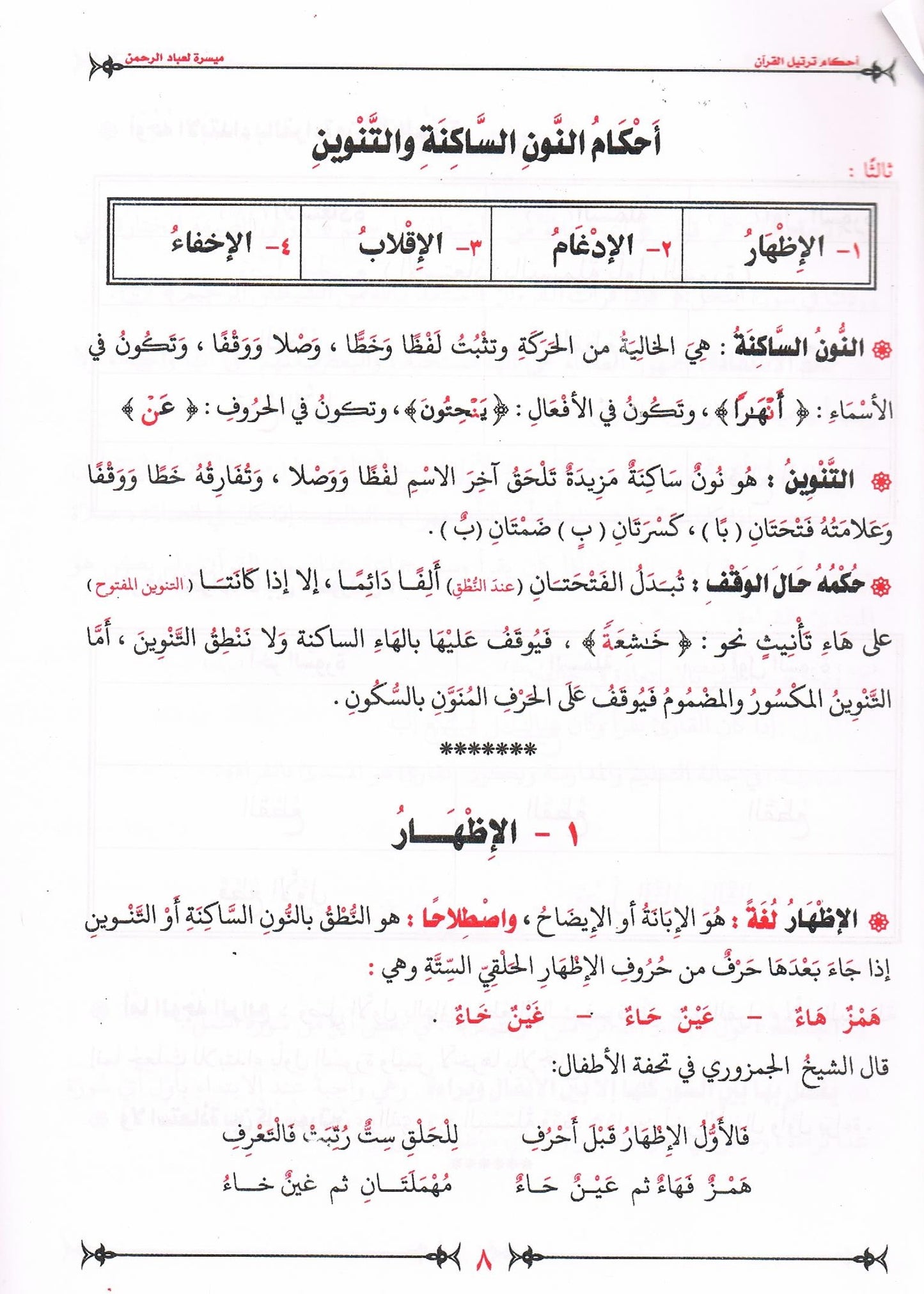 Ahkaam Tarteelul Quran (Arabic)