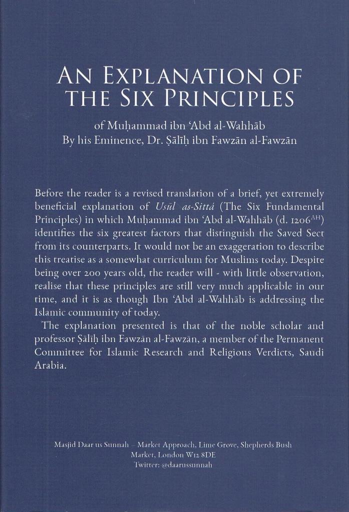 An Explanation of The Six Principles (English-Arabic)
