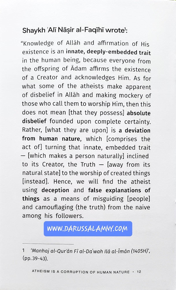 Atheism Is A Corruption Of Human Nature
