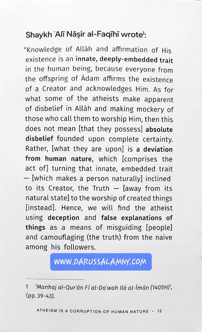 Atheism Is A Corruption Of Human Nature