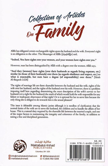Collection of Articles on Family