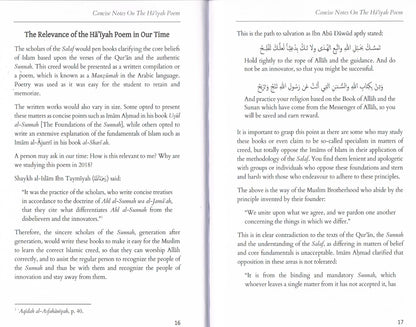 Concise Notes on the Haíyah Poem-A Classical Text that Clarifies the Creed of Ahl al-Sunnah