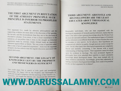 Debunking the Canons of Atheism with Decisive Proofs
