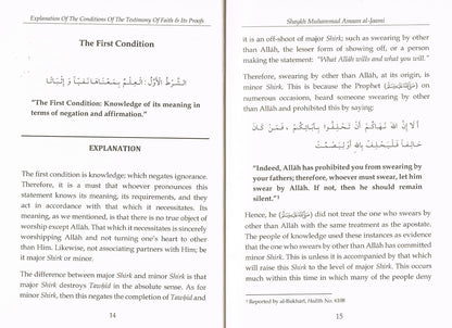 Explanation Of the Conditions Of The Testimony Of Faith And It's Proofs