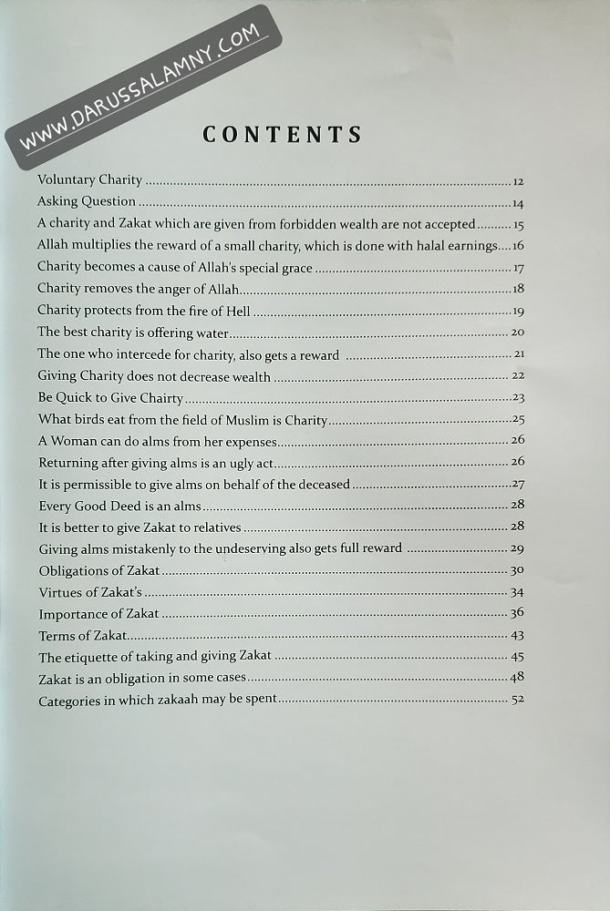 Forty Hadith About Charity and Zakat