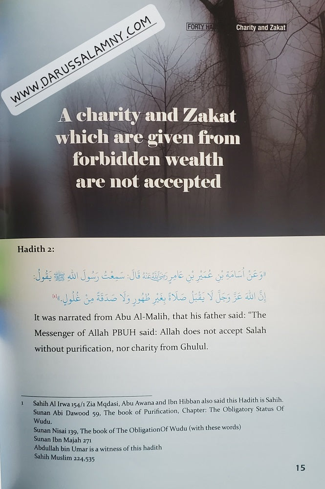 Forty Hadith About Charity and Zakat