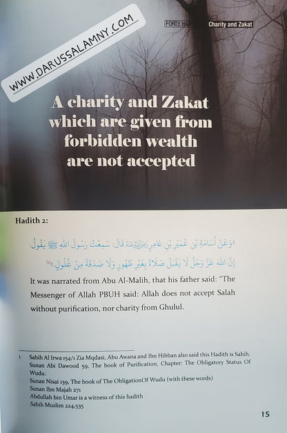 Forty Hadith About Charity and Zakat