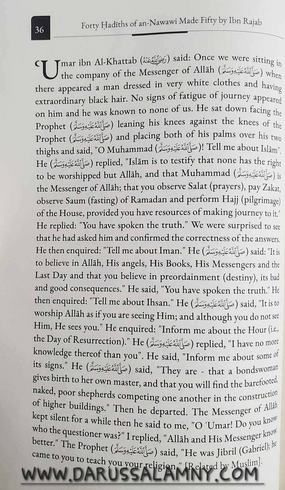 Forty Hadith of an-Nawawi Made Fifty by Ibn Rajab