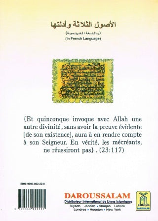 French: Les Trois Origines Et Leurs Evidences