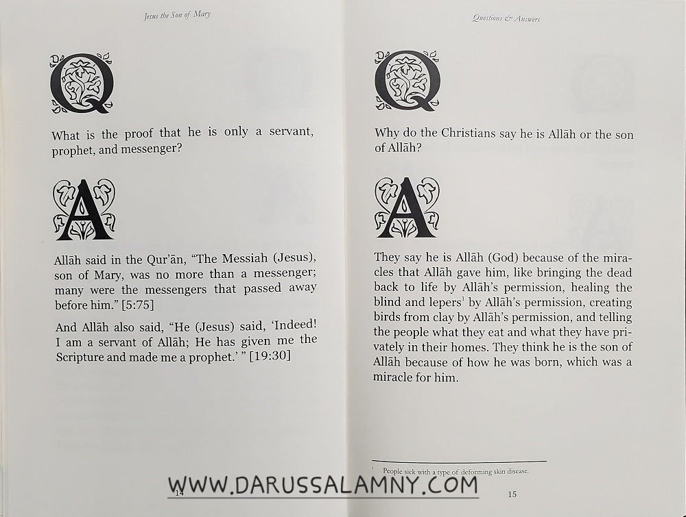 Jesus The Son of Mary Q &amp; A