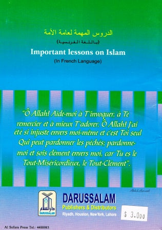 French Lecons Importantes