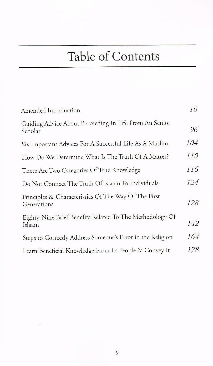 Let The Scholar Speak-Clarity &amp; Guidance (Book 2) Categories Of Knowledge, Clear Principles, Benefits, Guiding Advice