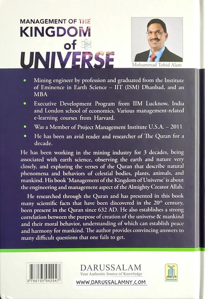 Management Of The Kingdom of Universe (Quranic Perspective)