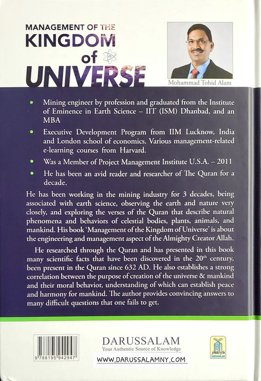 Management Of The Kingdom of Universe (Quranic Perspective)