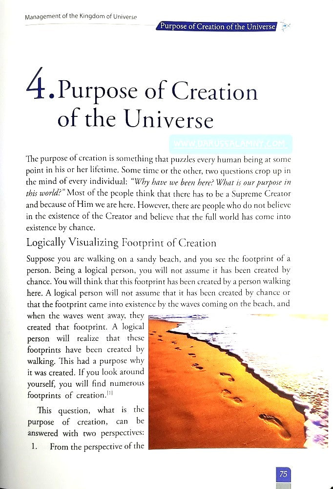 Management Of The Kingdom of Universe (Quranic Perspective)